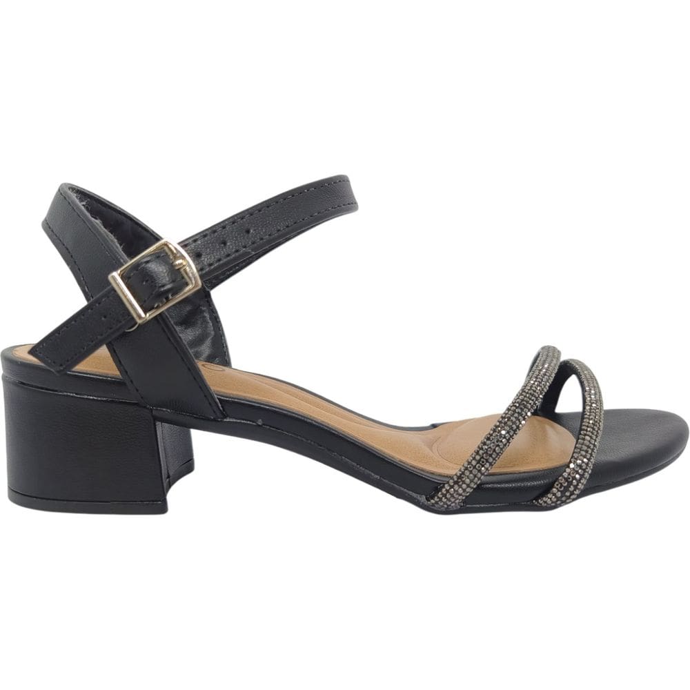 Sandália Feminina Casual Social Dia a Dia Passeio Trabalho Verão Festa e Strass Salto  Baixo Conforto Beira Rio 8345.646