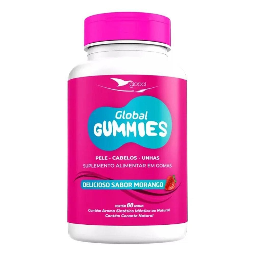 2X Suplemento Gummies Pele, Cabelos E Unhas 60 Gomas