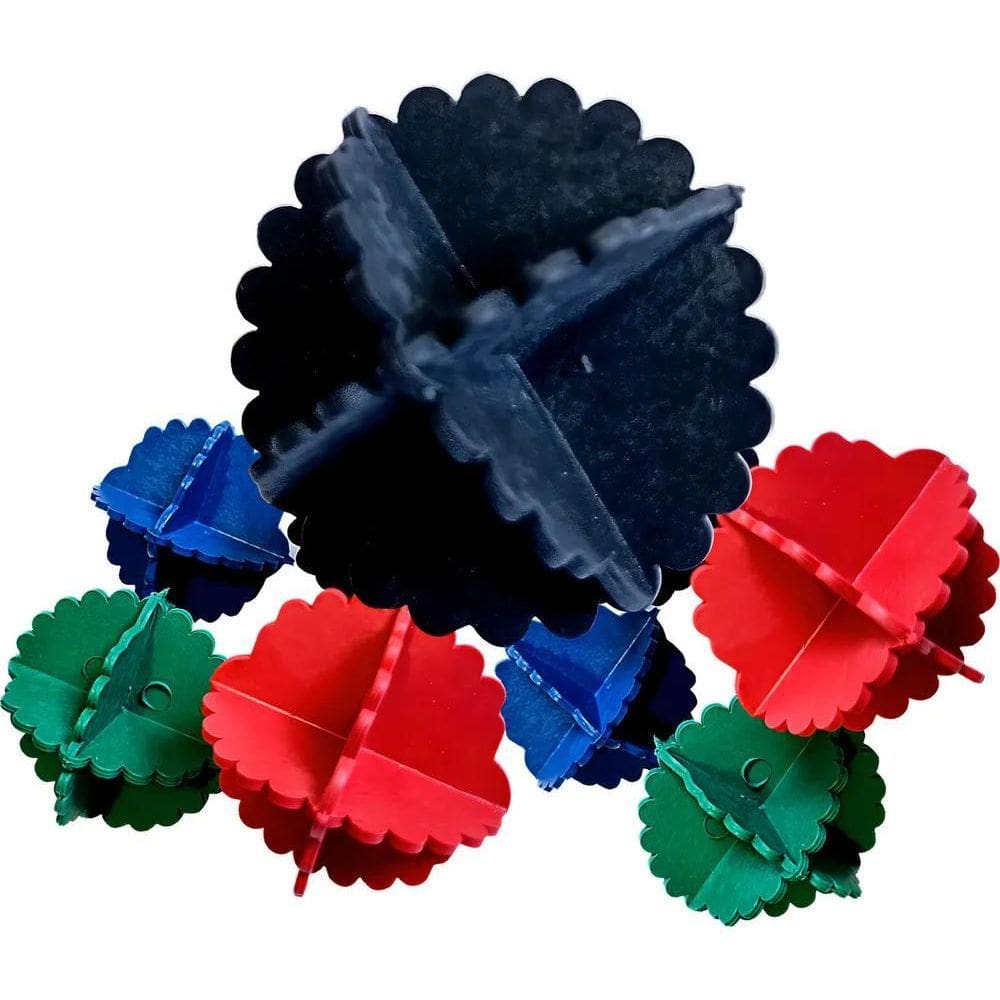 2X Bolinha Mágica Bate Roupa Máquina Lavar Roupas 12