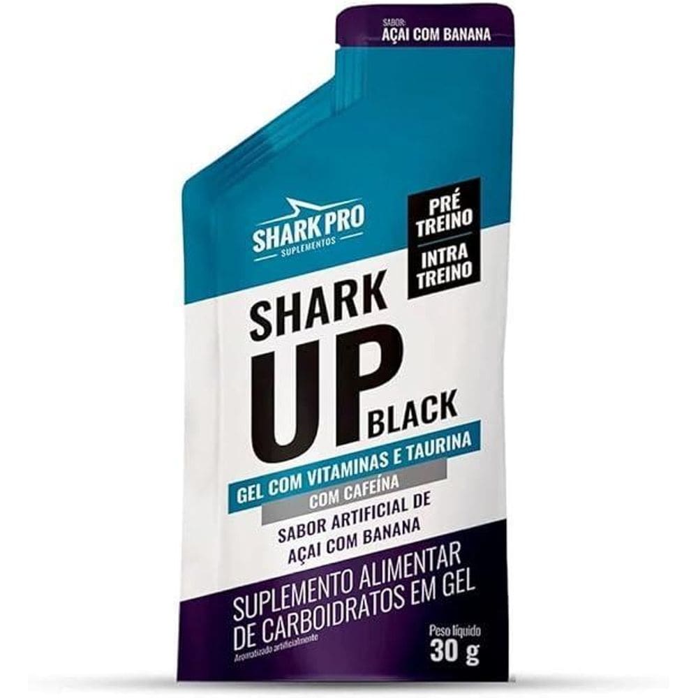 Shark-Up Sabor Acai E Banana 30G Sache Em Gel Shark Pro