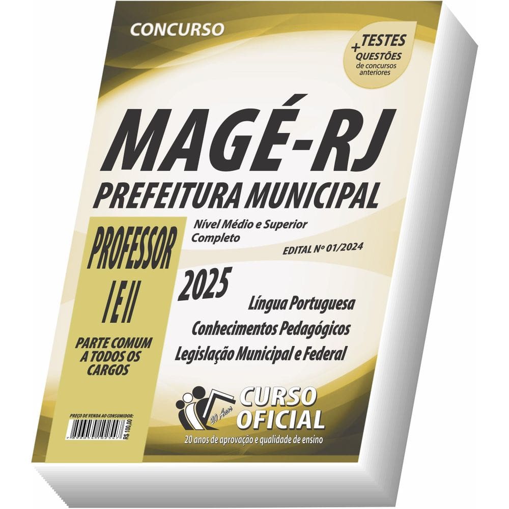 MP - Apostila Prefeitura De Mage Rj Prof