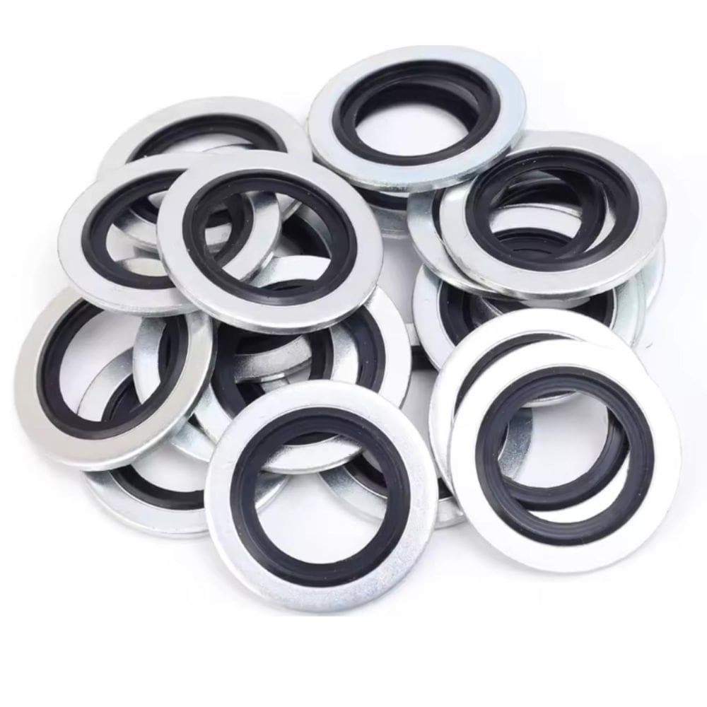 Kit 10 Arruelas Junta Vedaçao Dreno Oleo Aluminio Peugeot