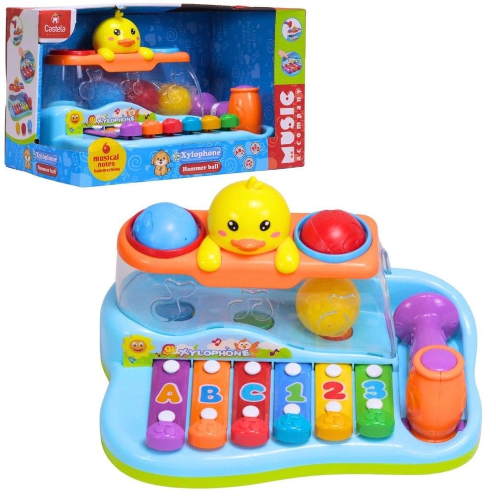 Brinquedo Xilofone Musical Patinho Divertido - Castela