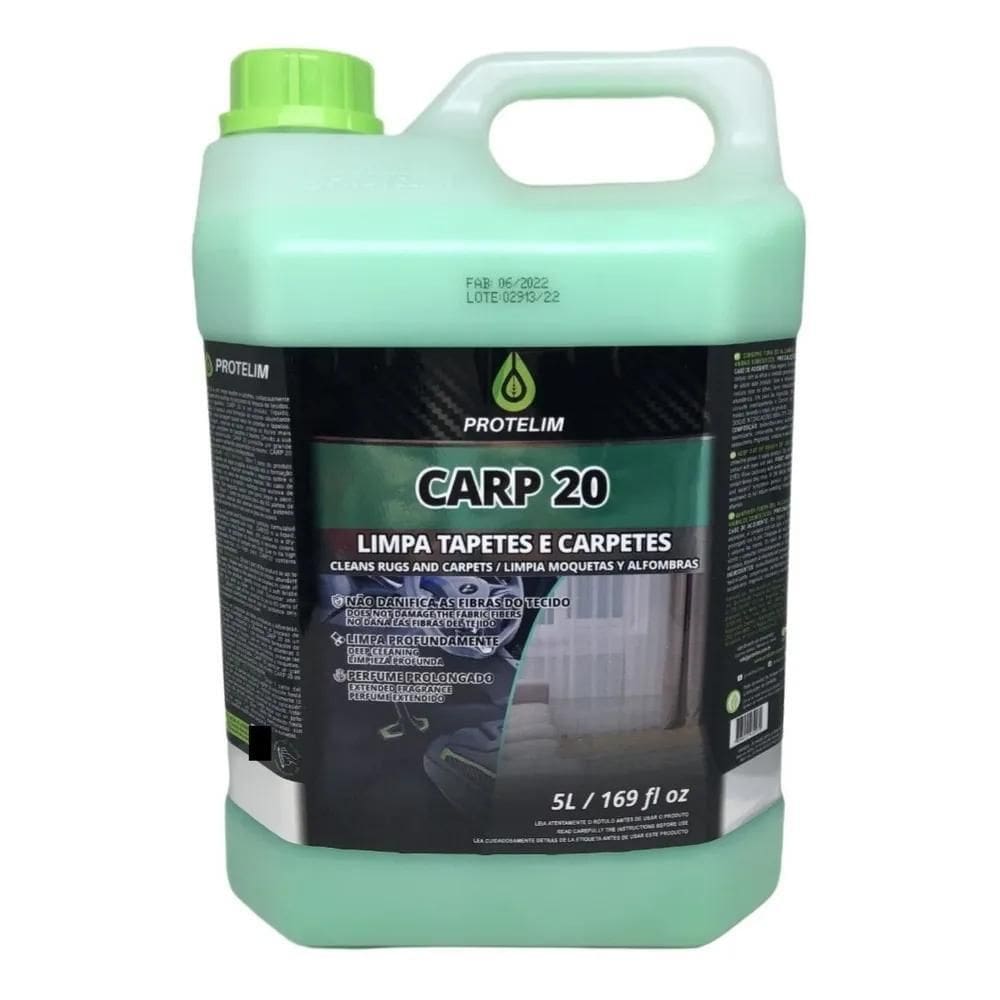 2X Limpa Carpete Tapetes Estofados Prot Carp-20 Protelim 5 L