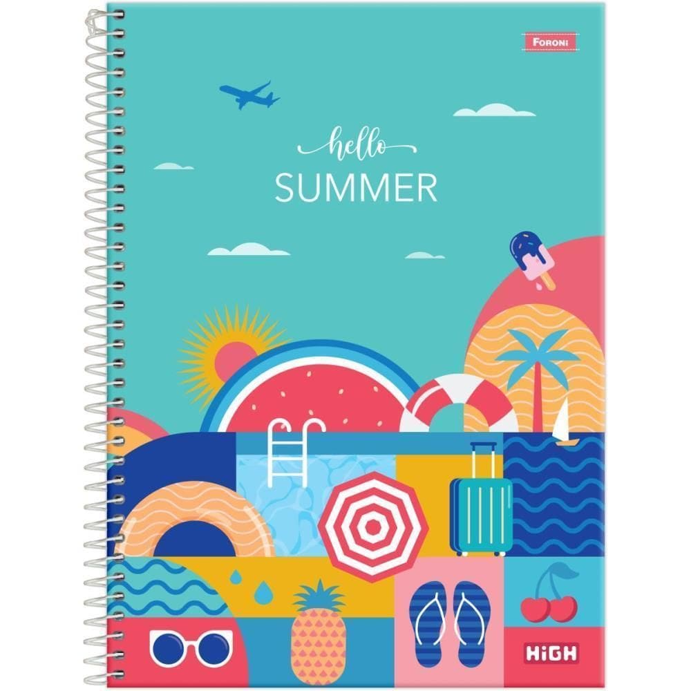 Caderno 20X1 Capa Dura High Feminino 320F Pct.C/02