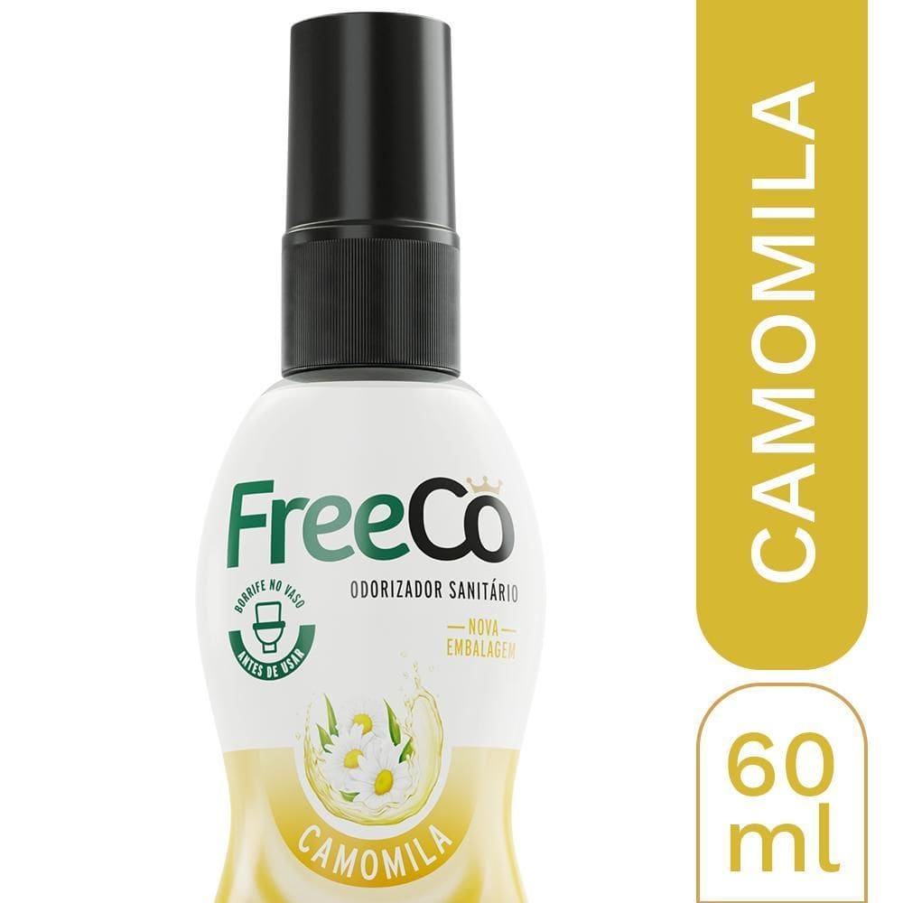 Freecô Bloqueador De Odores Sanitários - Camomila 60Ml
