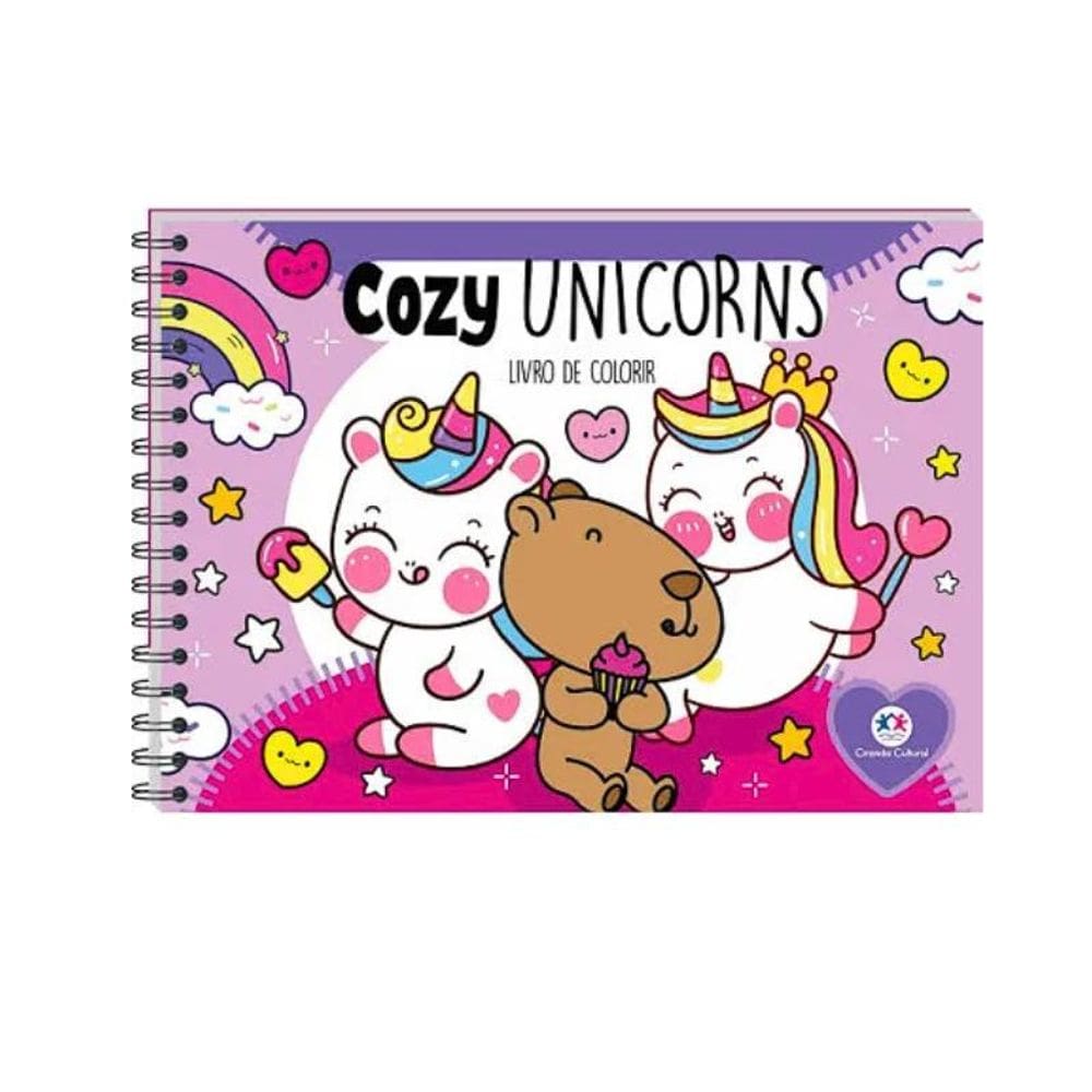 Livro De Colorir Bobbie Goods - Cozy Unicorns