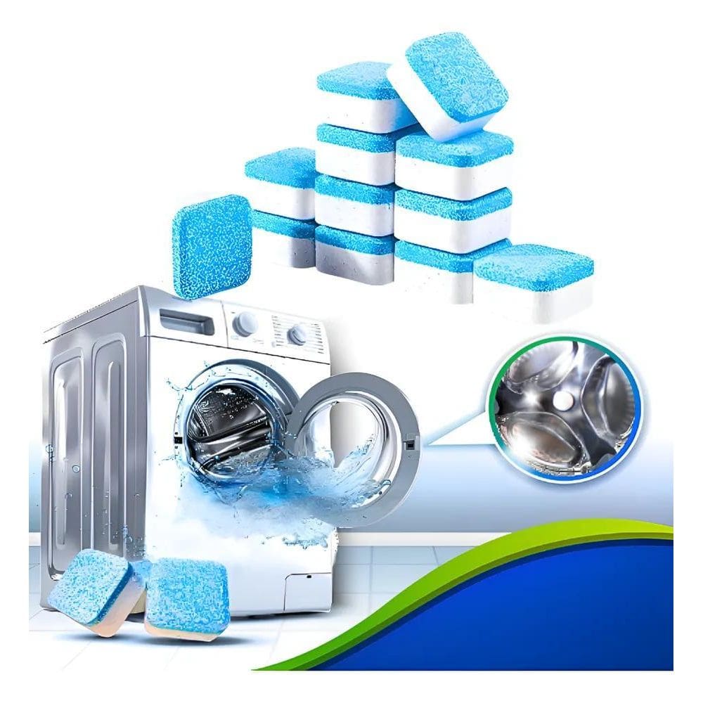 2X Kit 12 Pastilha Tablete Higieniza Limpa Tambor Máquina La