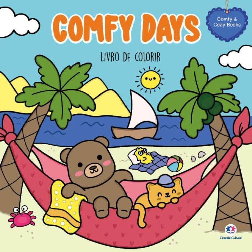 Comfy Days Livro De Colorir