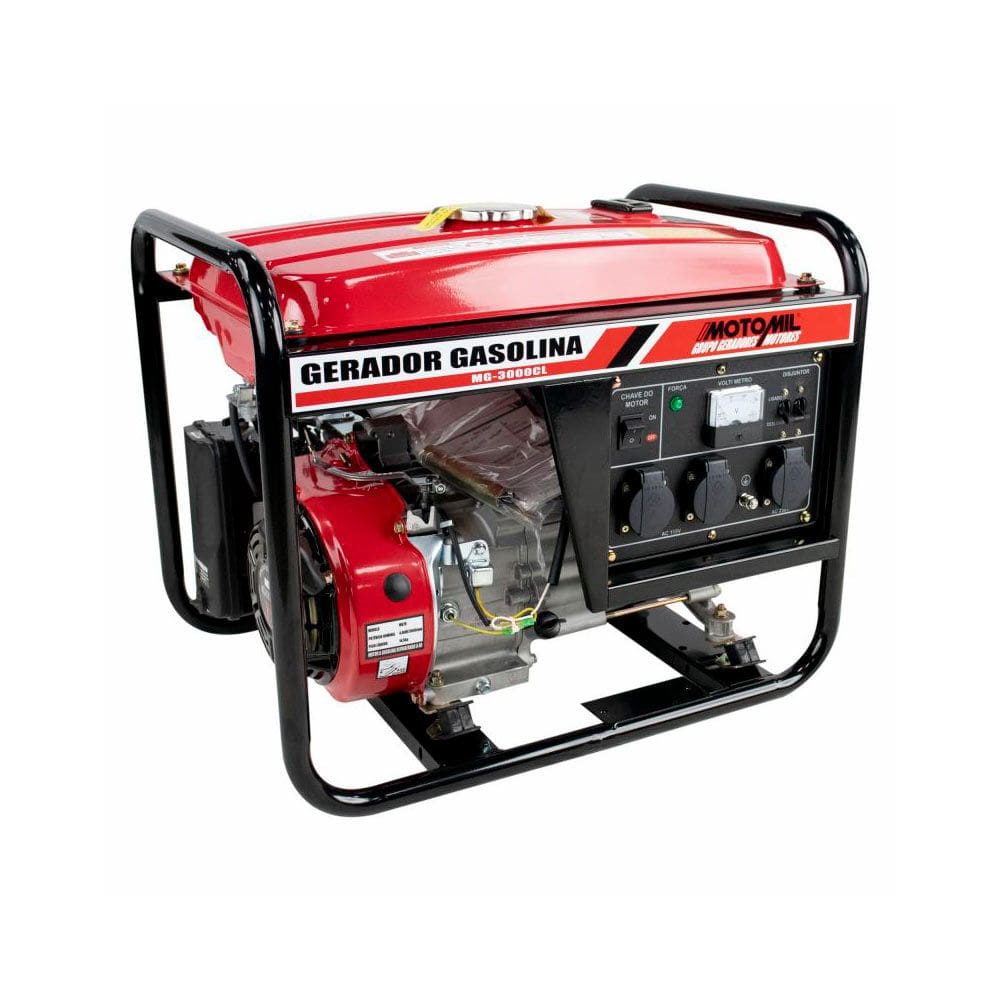 Gerador De Energia Gasolina 4t MG3000CL1 Motomil