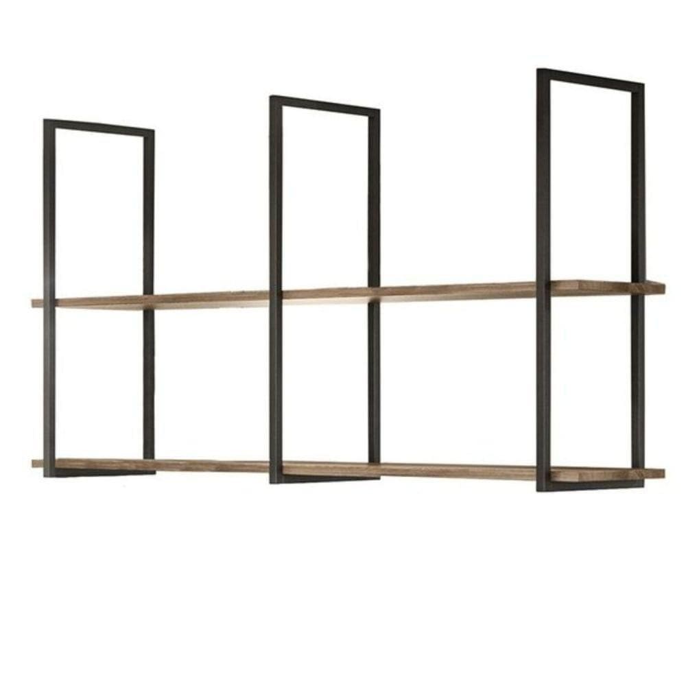 Prateleira Suspensa Industrial Aurora Plus Demolição Preto