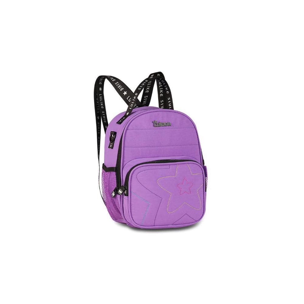 Lancheira Térmica Transversal Roxa Estrelada 3 Em 1 - Luluca