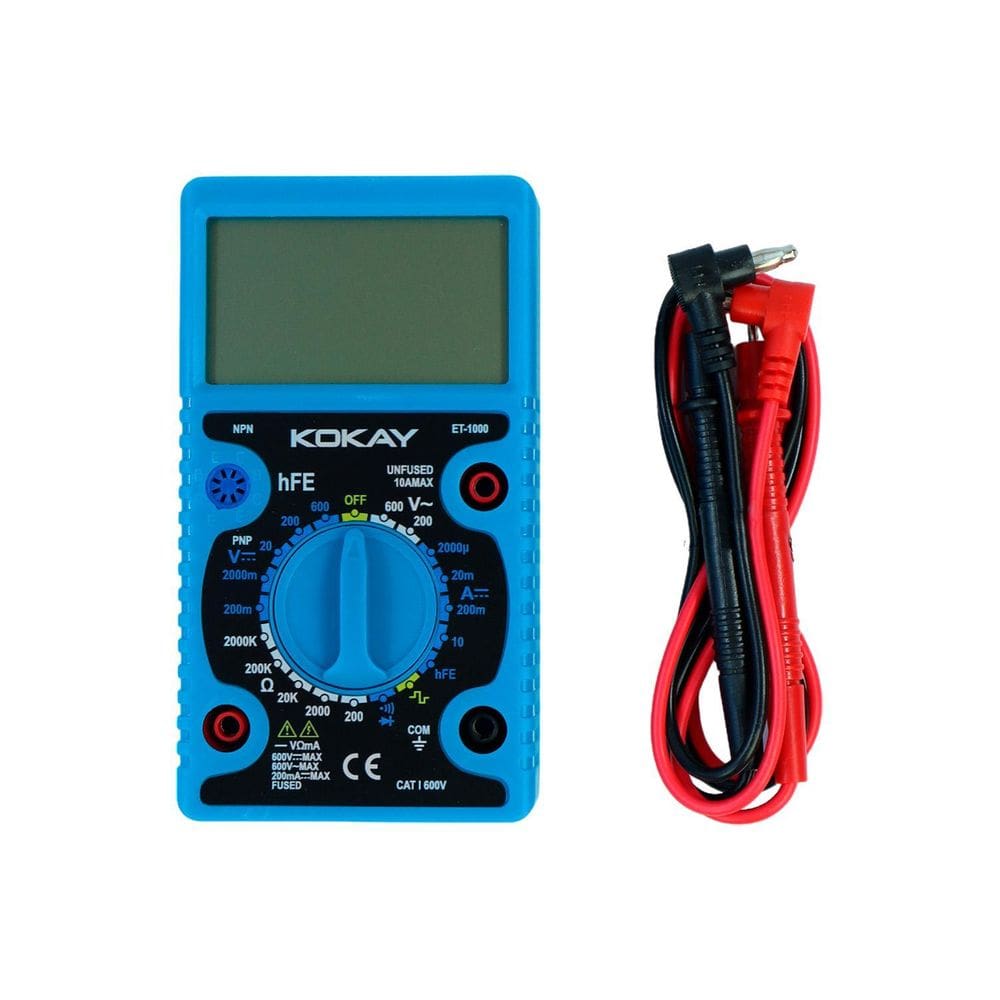 Multímetro Digital Et-1000 Kokay Portátil Nfe