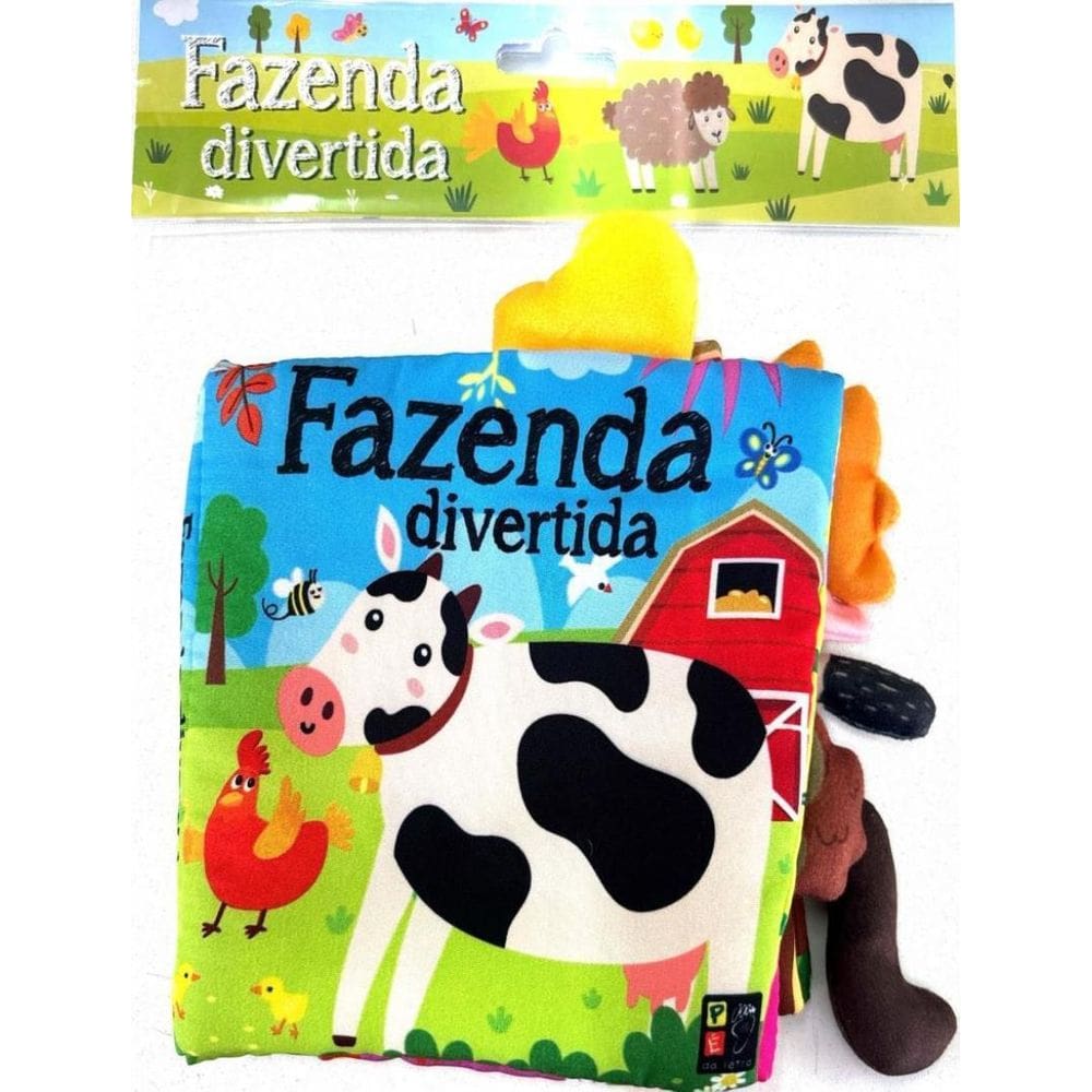 Livro De Tecido Fazenda Divertida
