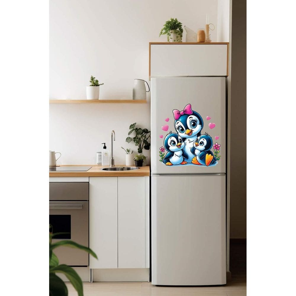 Adesivo De Geladeira Pinguim Mod27