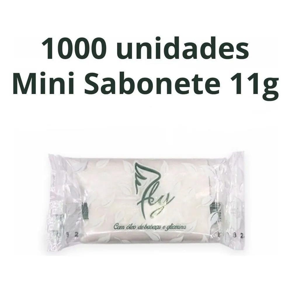 2X Kit 1000 Mini Sabonete 11G Pousada Hotel Motel Airbnb Doa