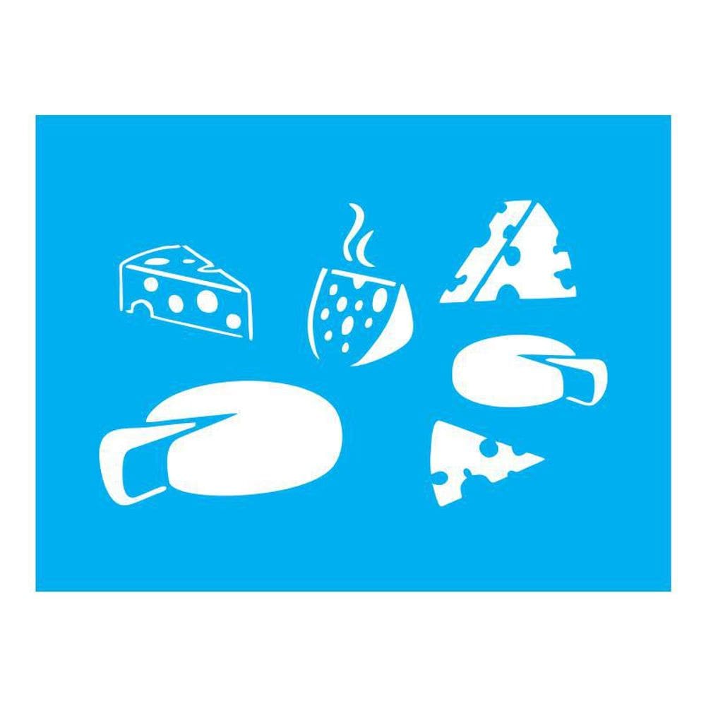 Stencil Tamako Queijo - 15X20Cm - Ref 8927