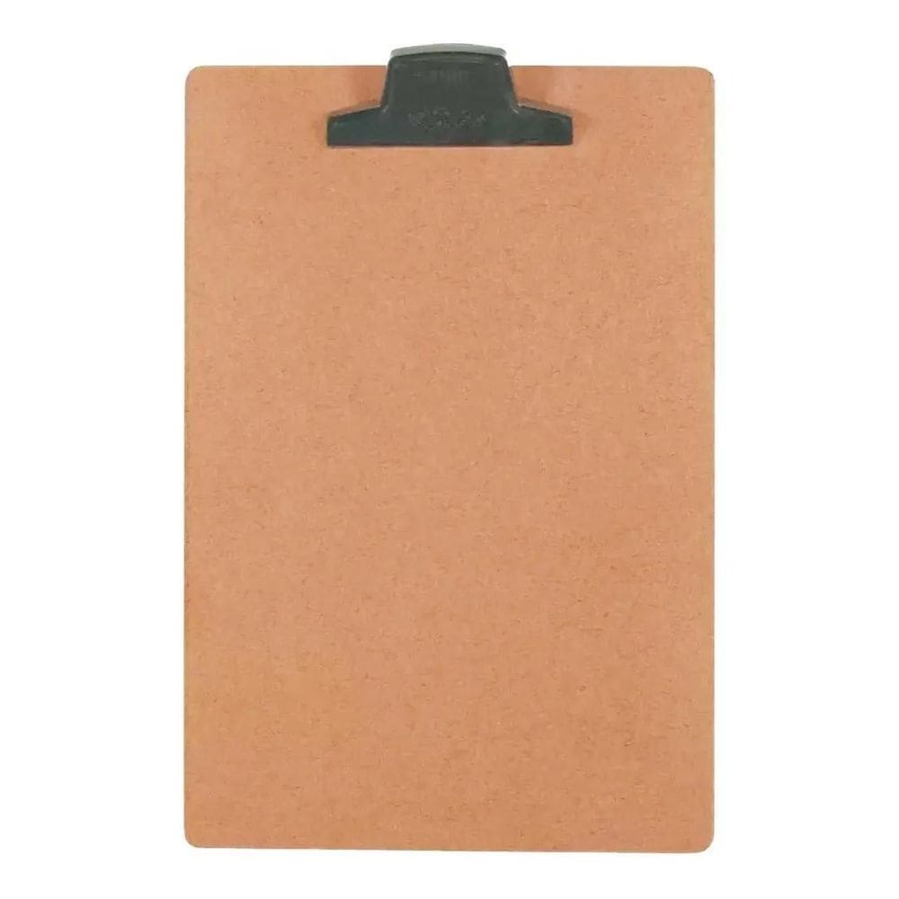 Prancheta Oficio Prendedor Plástico Duratex 34X23 Cm