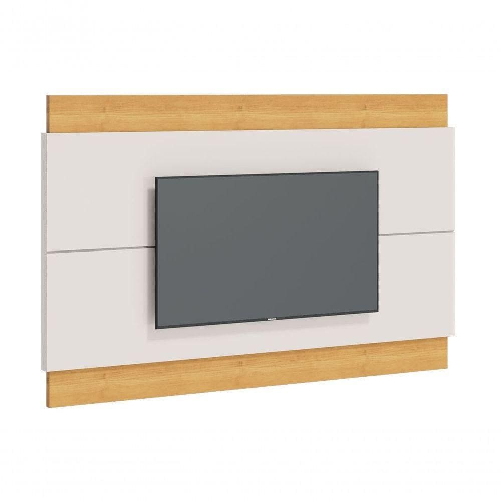 Painel Para Tv Classic 2.2 Off White Com Nature - Imcal Móveis
