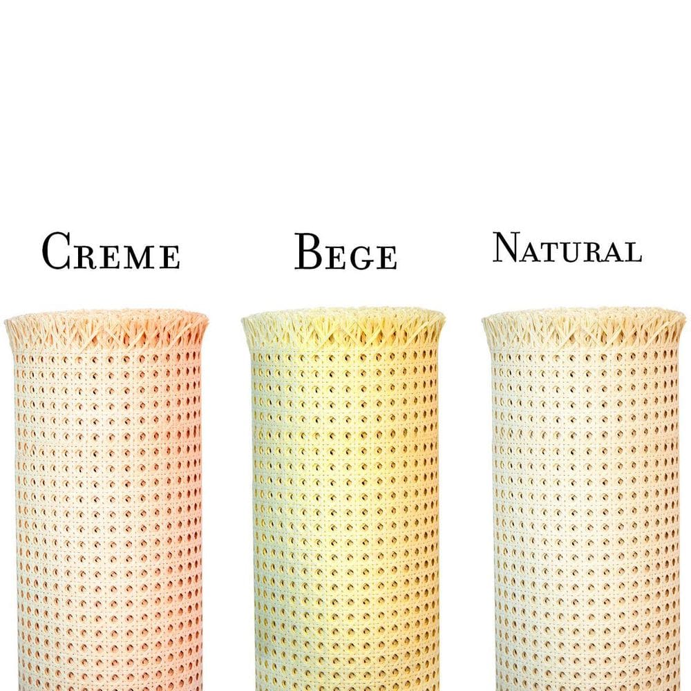 Palhinha Indiana Rattan Sextavada Tela Natural 5,50Mt X 50Cm