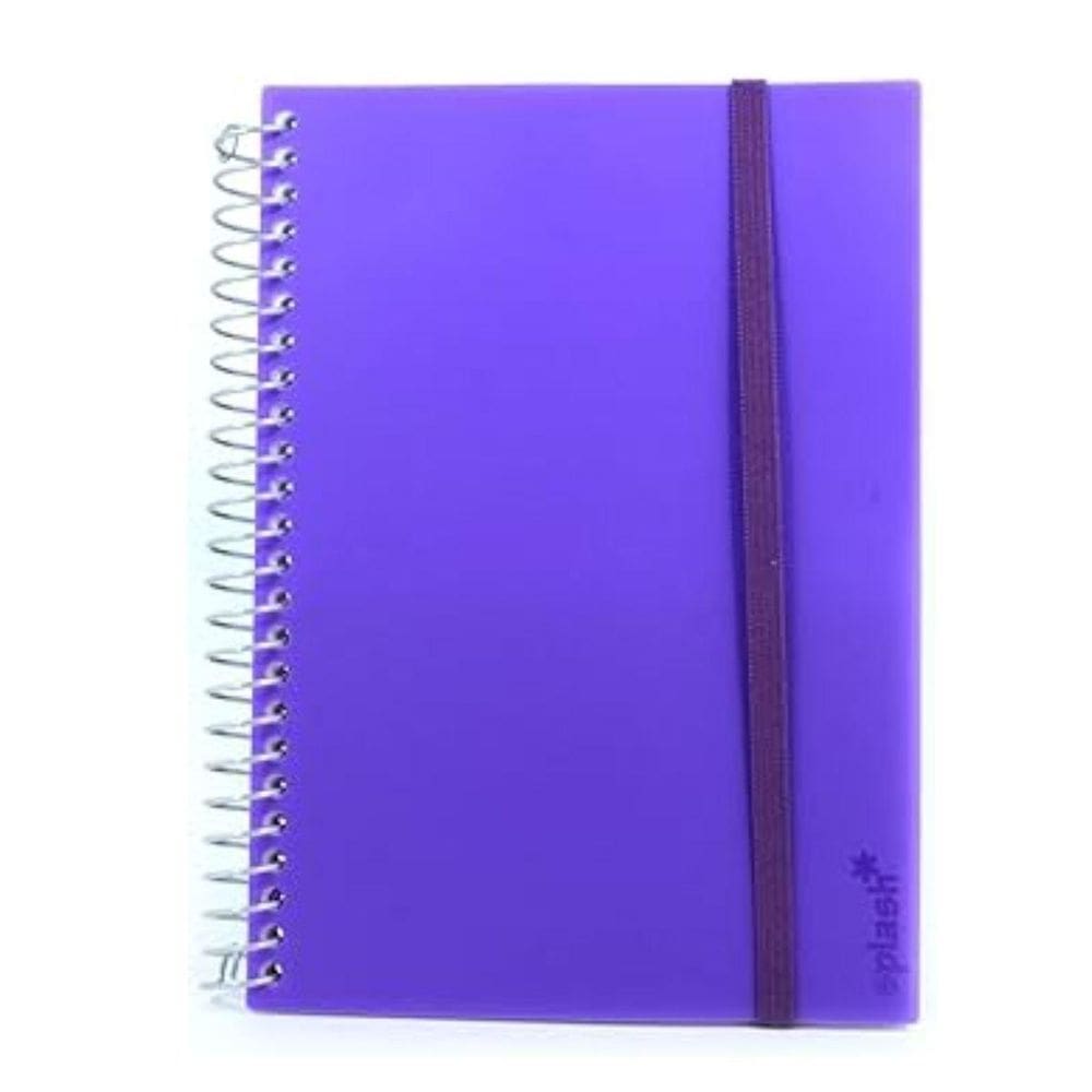 Caderno Universitario Splash Roxo 80 Folhas