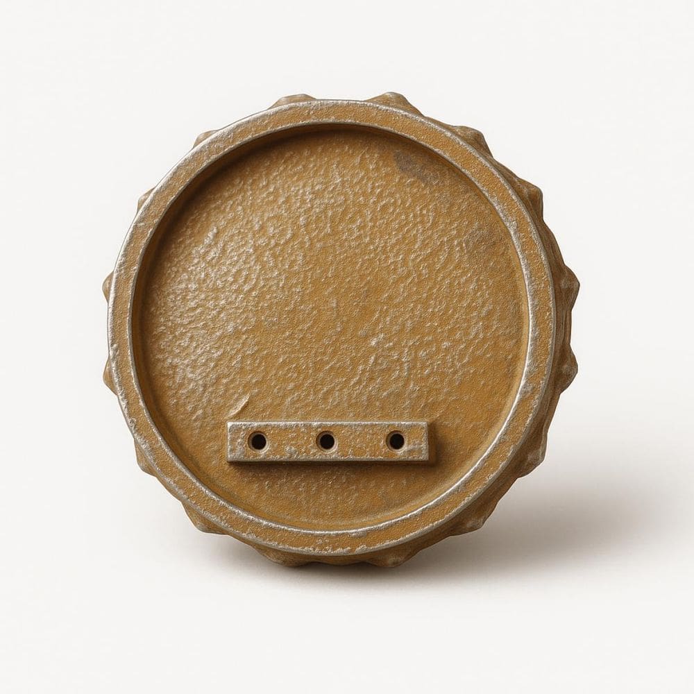 Incensário Redondo 8Cm 3 Varetas Universal Palha Resina