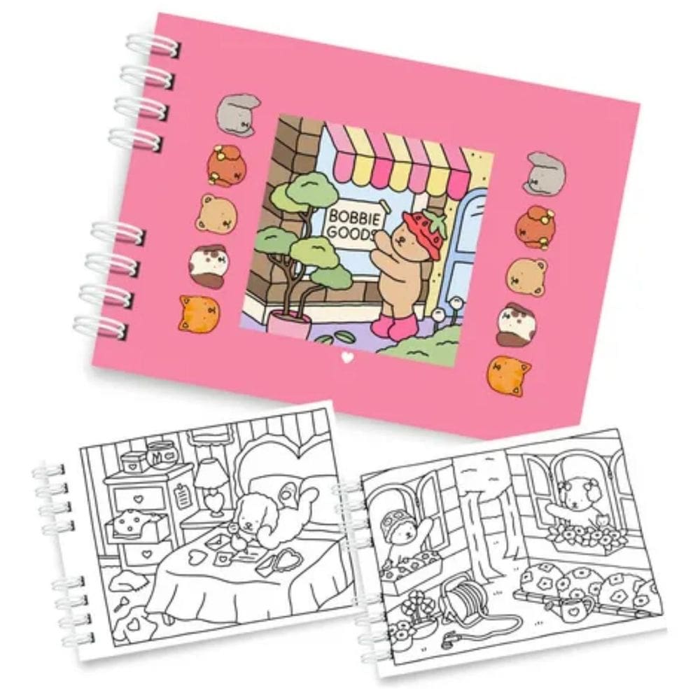 Livro Para Colorir Infantil Bobbie Goods Com Ursinhos Fofos