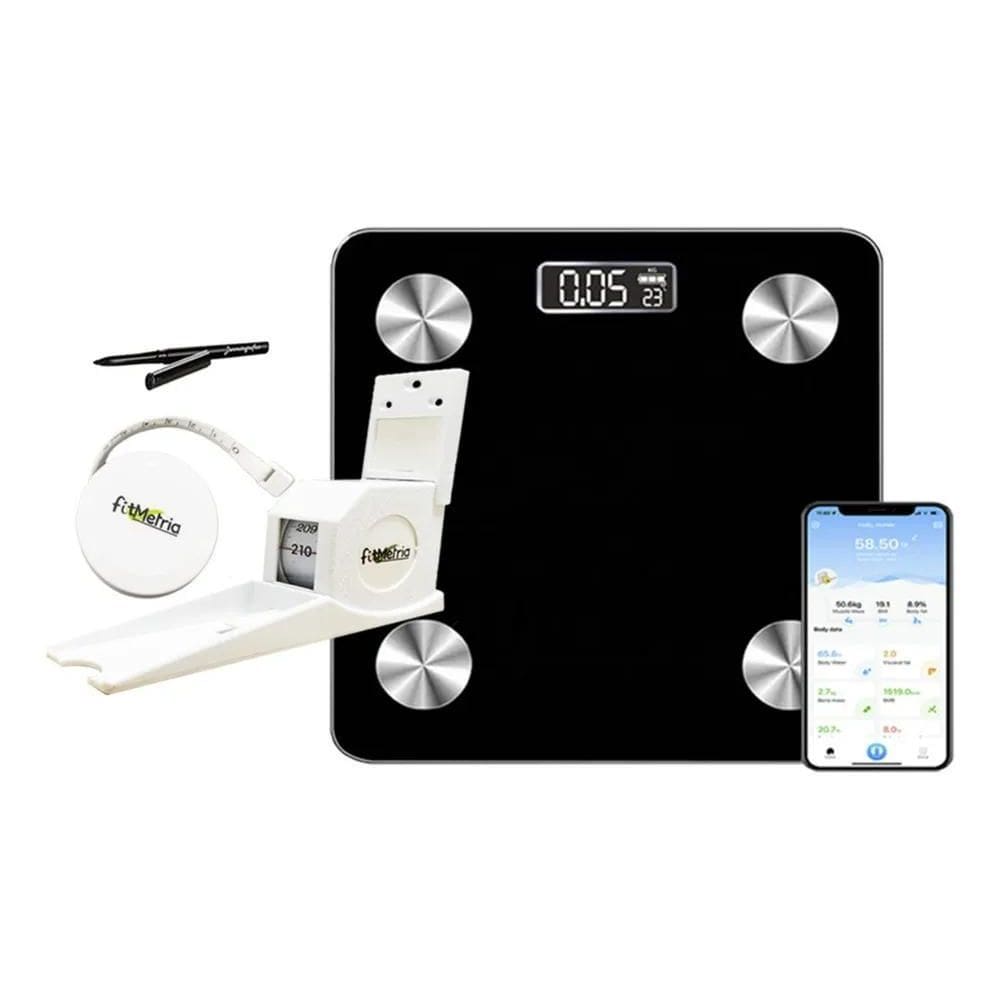 2X Estadiômetro Antropometro + Balança De Banheiro Digital C