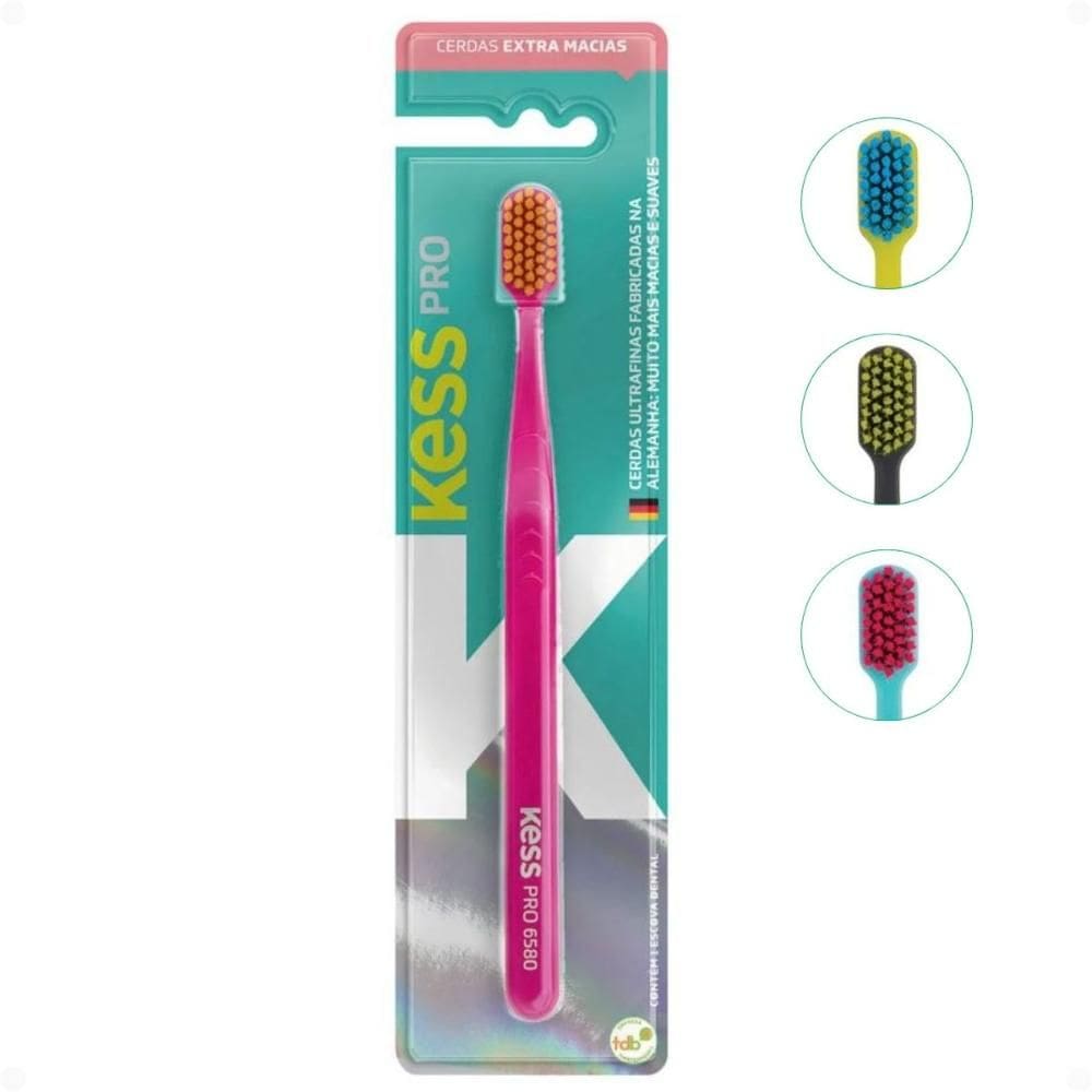 Escova De Dente Kess Pro Cerdas Extra Macias 2087