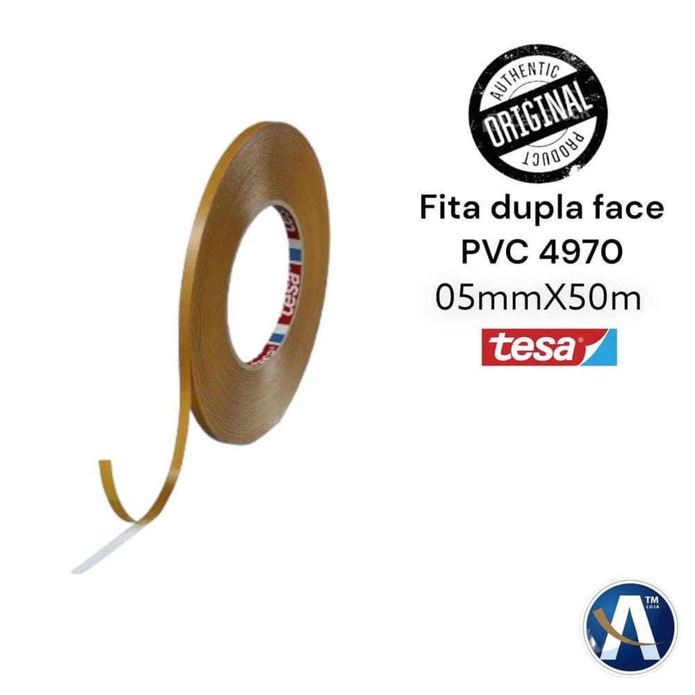 Fita Dupla Face De Pvc 4970 Tesa 05Mmx50M