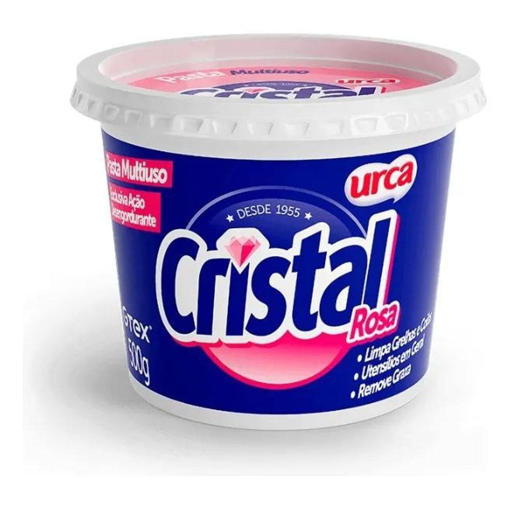 2X Sabão Pasta Cristal Rosa 500G