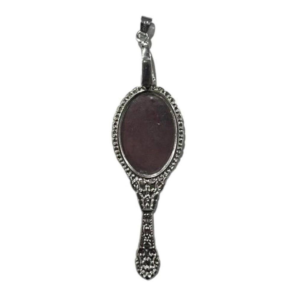 Pingente Abebê Iemanjá Em Metal Niquelado - Escolha Na Cor