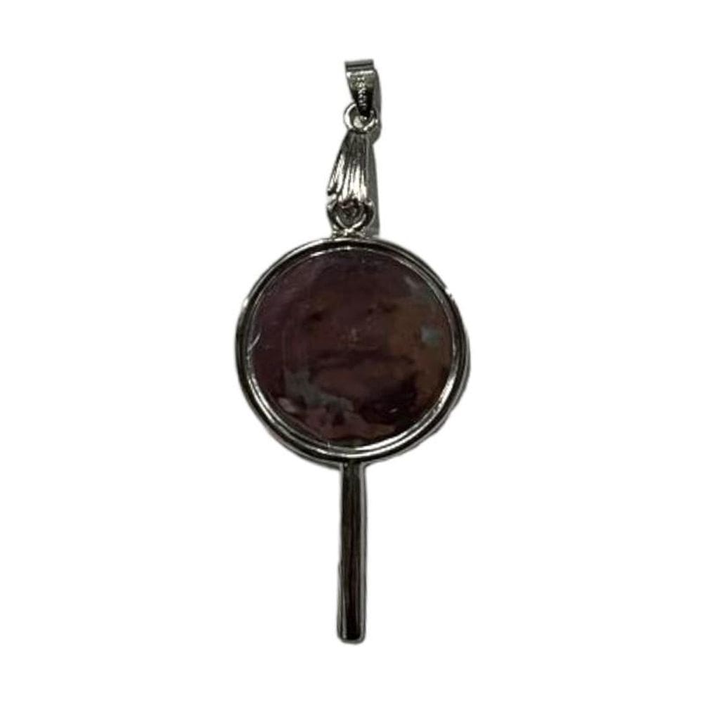 Pingente Abebê Iemanjá Em Metal Niquelado - Escolha Na Cor