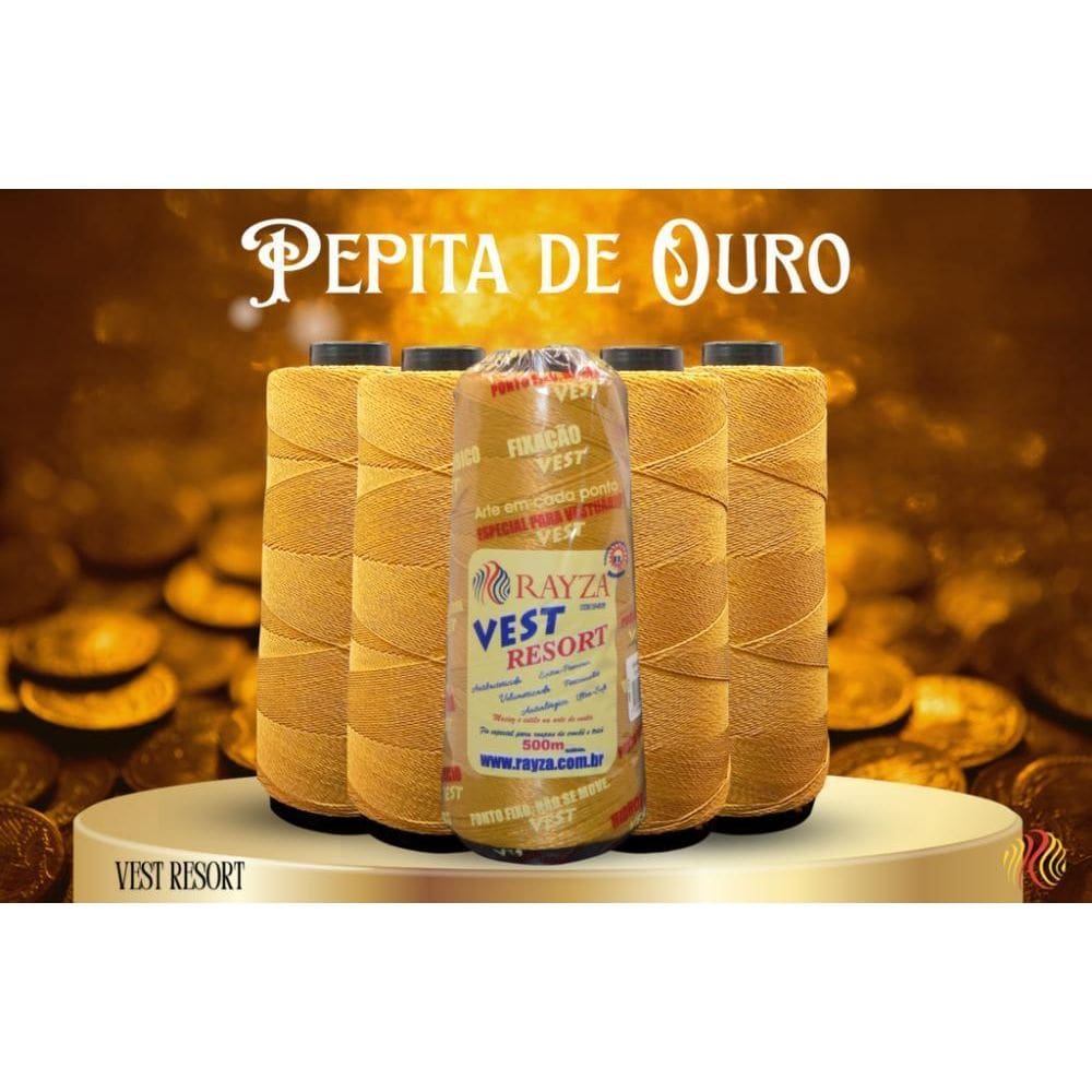 Linha Rayza Vest Resort - Cor 019 Pepita De Ouro - Tex 288