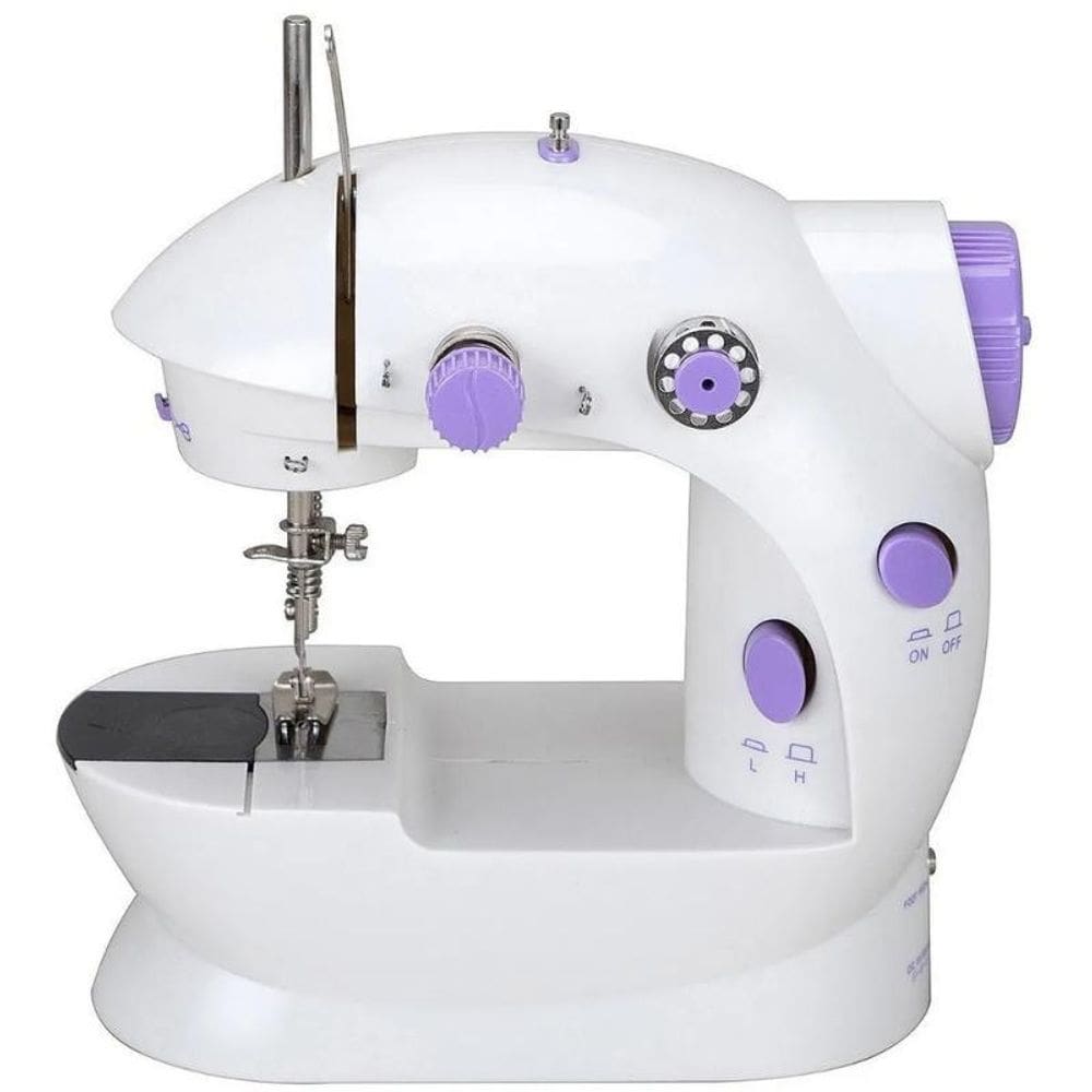 Mini Máquina De Costura Doméstica Portátil Compacta Bivolt