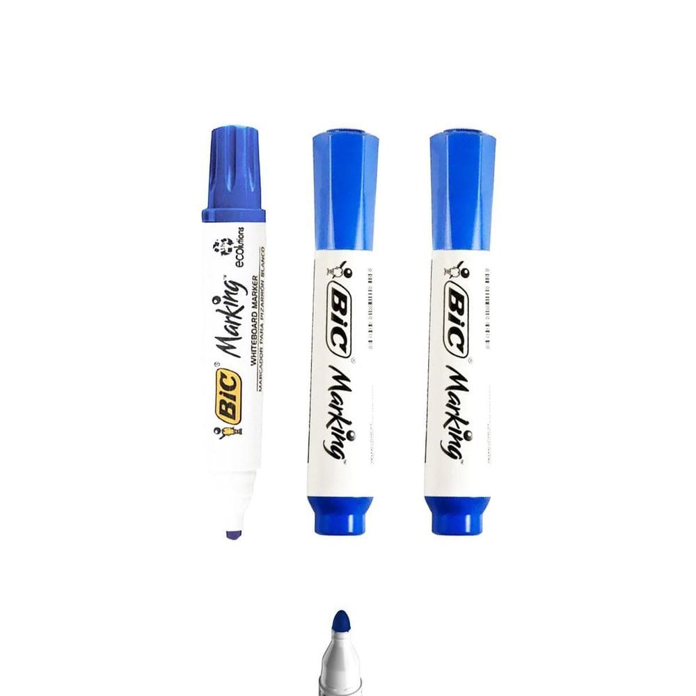 Marcador Azul Bic Marking Para Quadro Branco