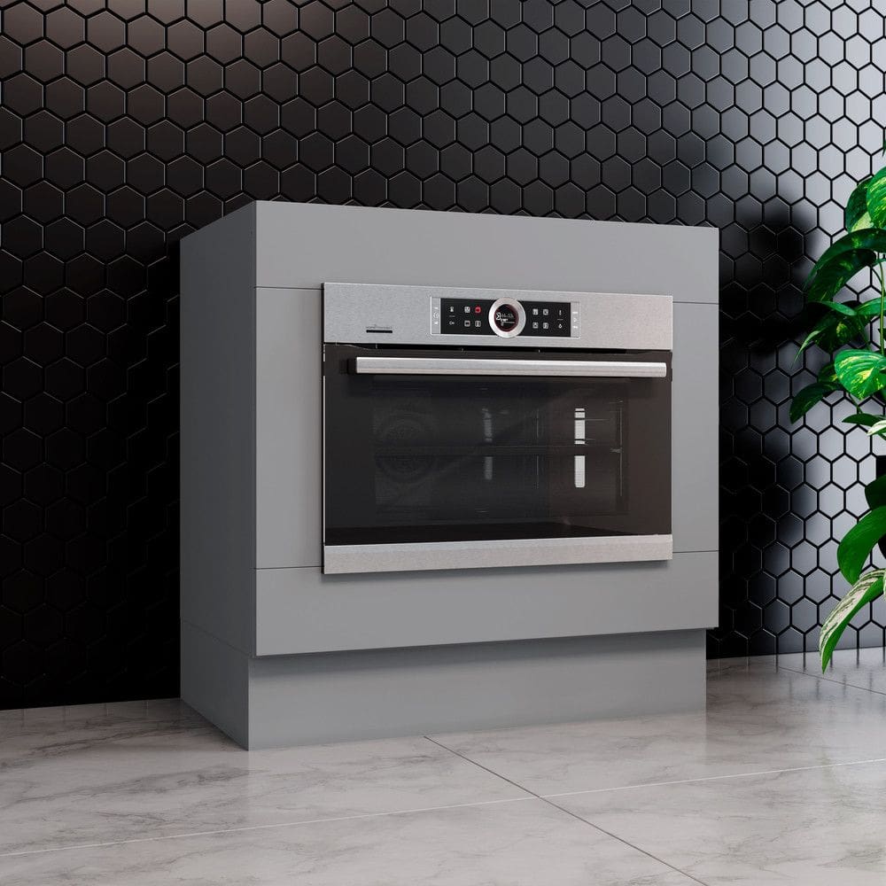 Balcao para Forno de Embutir em MDF Americana C367 Henn