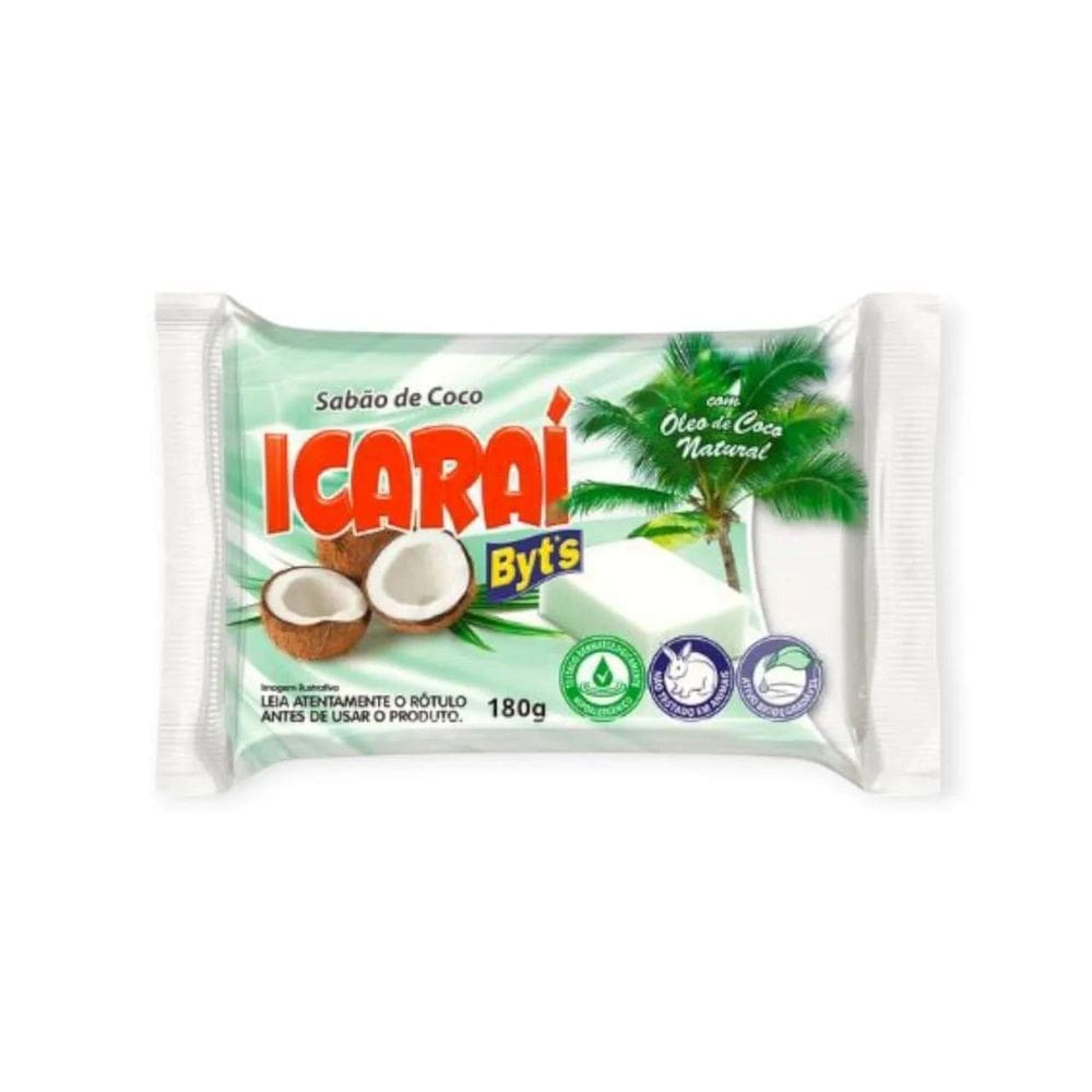 Icaraí Sabao De Coco Tradicional 180G