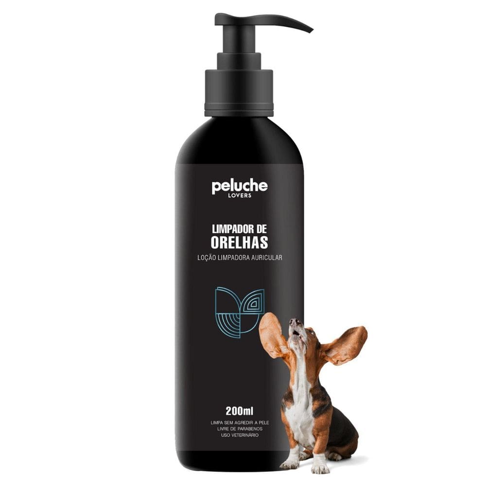 Limpador De Orelhas E Ouvido Para Cachorro E Gato Peluche
