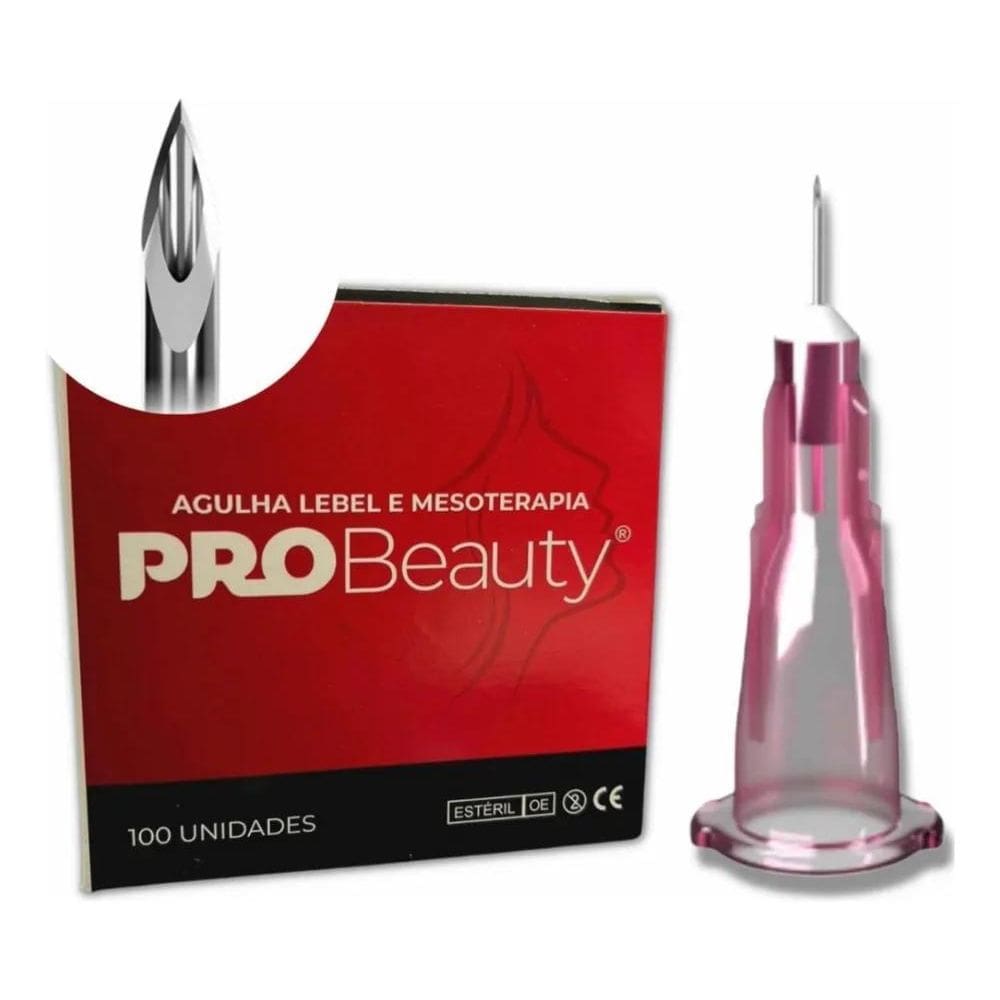 2X Agulha Mesoterapia Lebel 32G 0,23 X 4Mm - 100 Agulhas Bo