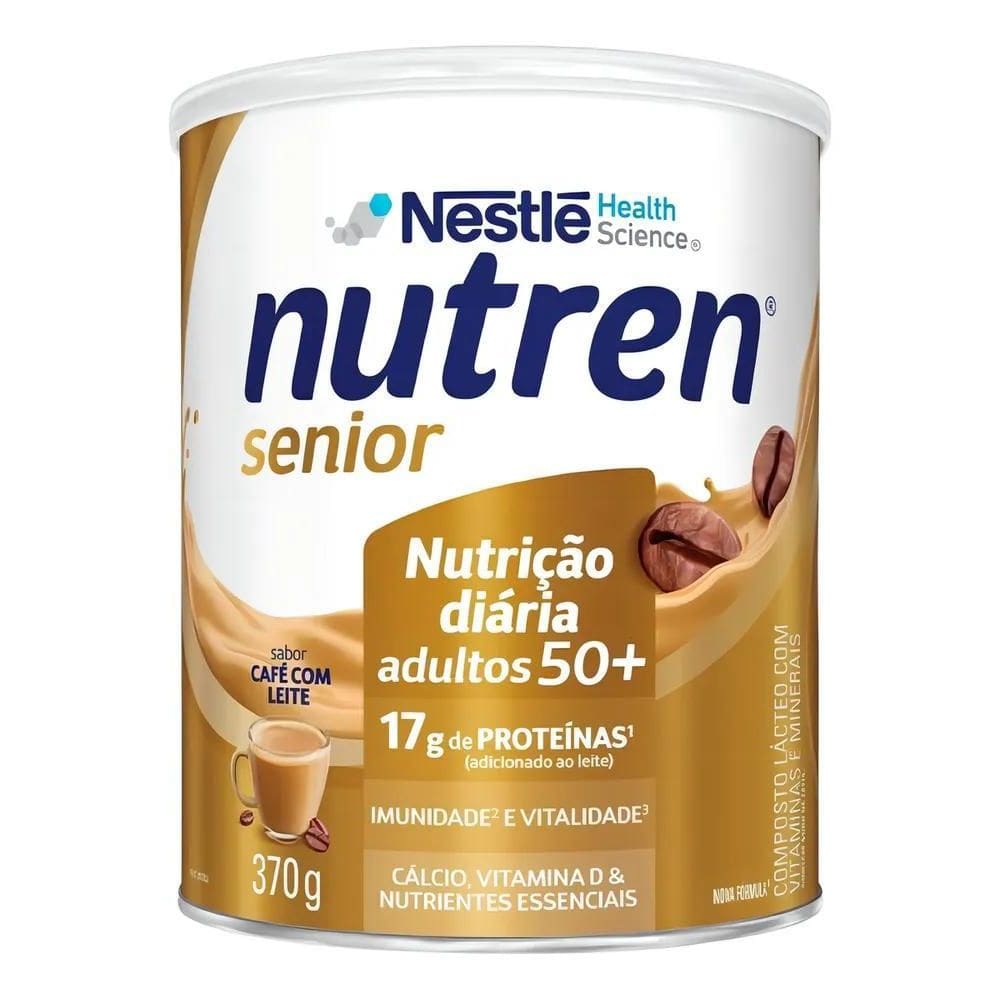 2X Suplemento Em Pó Nestlé Nutren Senior Sabor Café Com Leit
