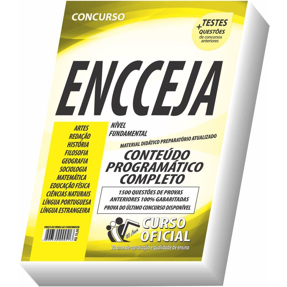 Apostila Encceja - Nível Fundamental - Material Didático