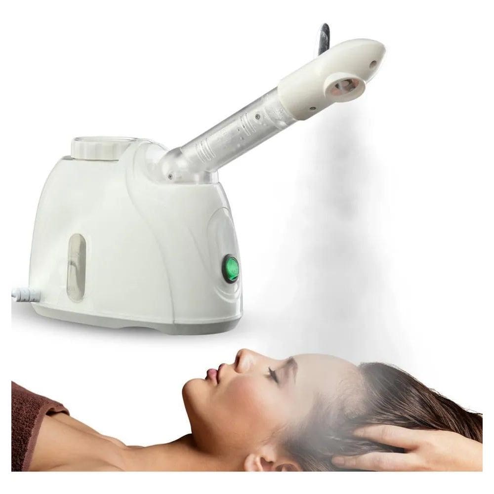 2X Aparelho À Vapor Facial E Capilar Portátil Cor Branco