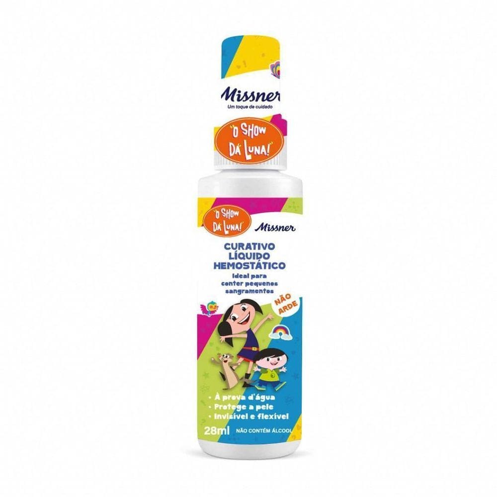 Curativo Líquido Hemostático Spray  Missner  - Frasco 28Ml