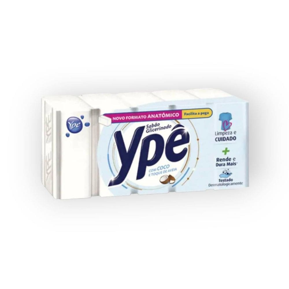 Sabao Barra Ype Coco 5X160G Toque Aveia