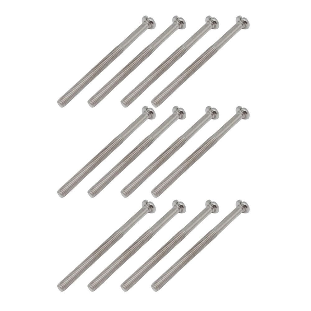 Kit 12 Parafuso Para Captador Humbucker Cromado Guitarra