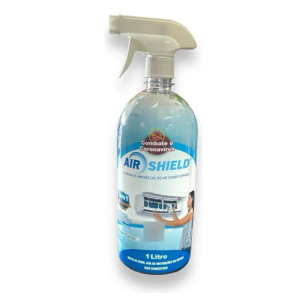 2X Air Shield Limpador E Bactericida Embalagem 1L C/Gatilho