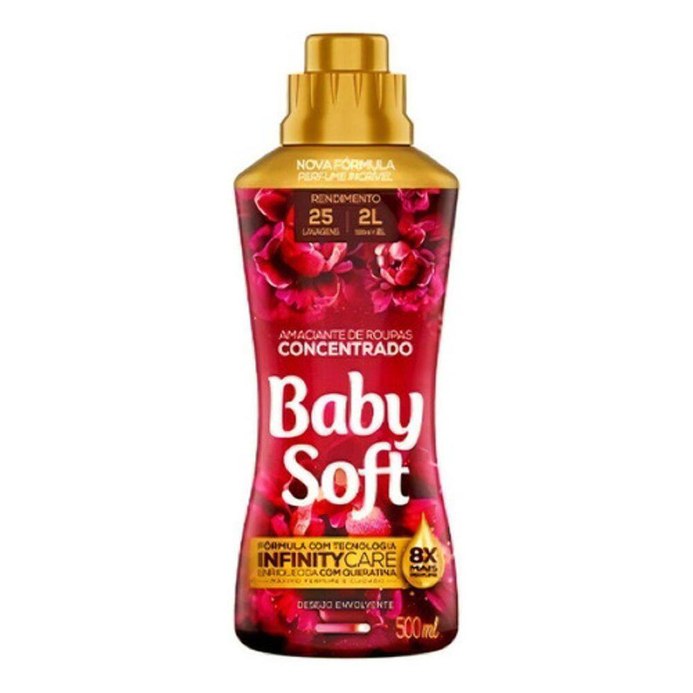 Amaciante Baby Soft Conc Tq Envolvente - Vermelho 500Ml