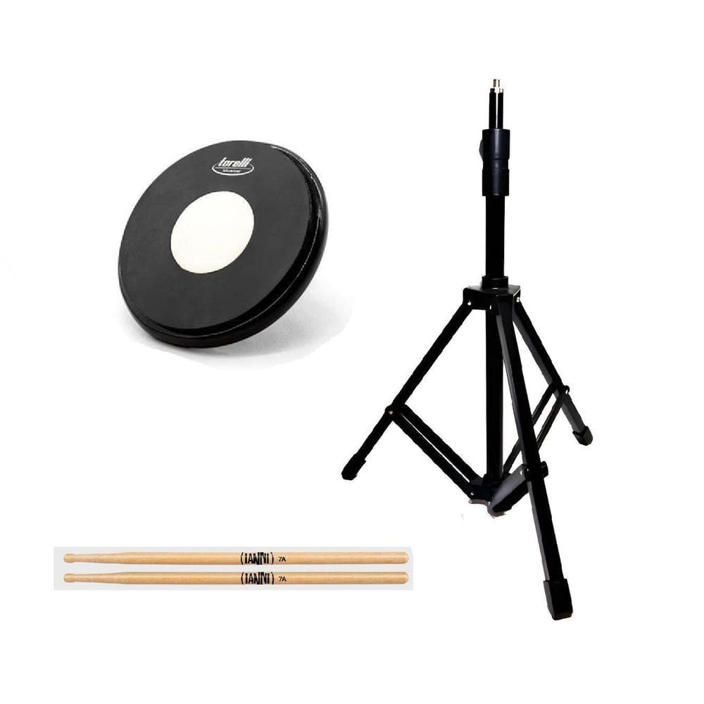 Pad De Estudo 6`` Com Pedestal E Baqueta 7A Ianni