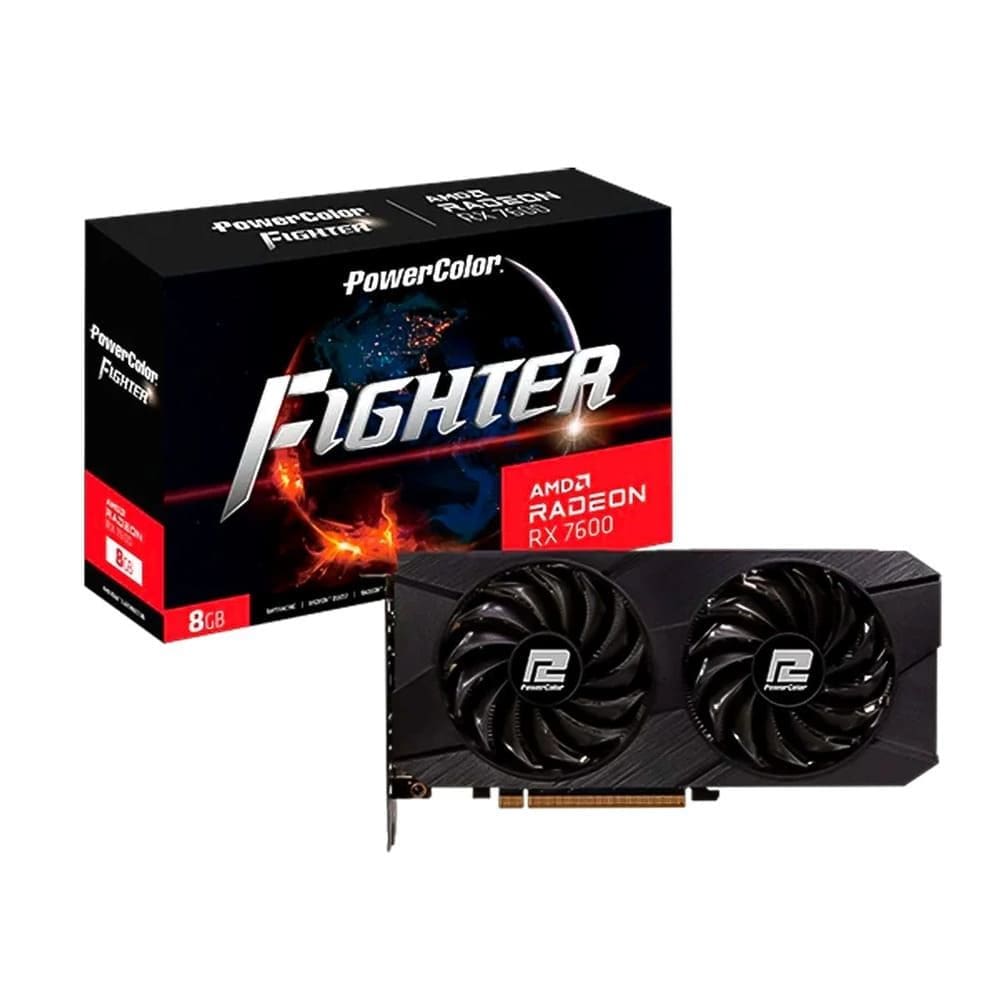 Gpu Powercolor AMD Radeon RX 7600 8GB GDDR6 128BITS 8G-F/V2